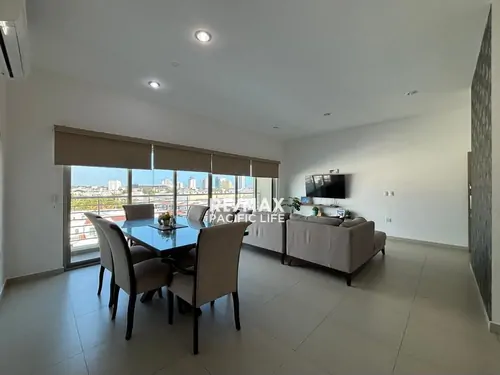 Condominio amueblado en renta en Portezza, Mazatlán