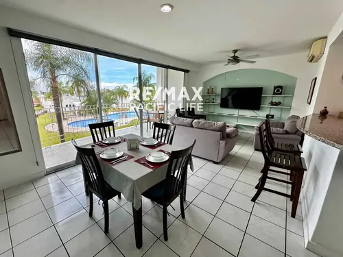 Condominio amueblado en renta en Marina Puesta del Sol