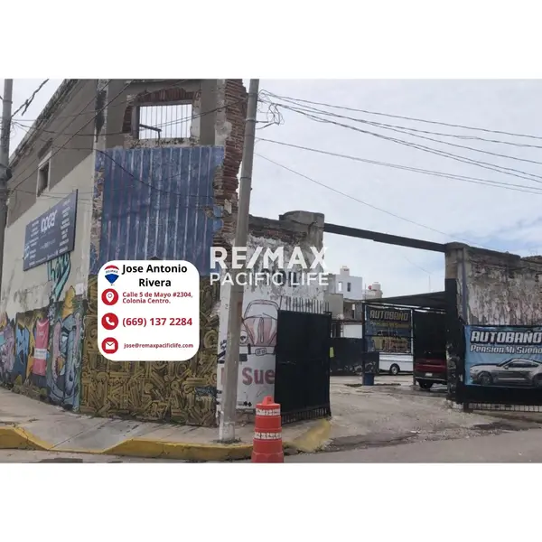 Terreno en Venta en el Centro de la Ciudad