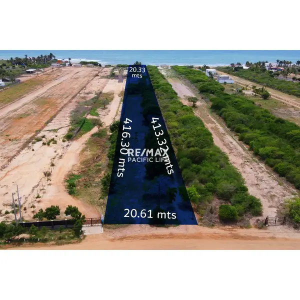 Terreno Frente al Mar en Celestino, Sinaloa