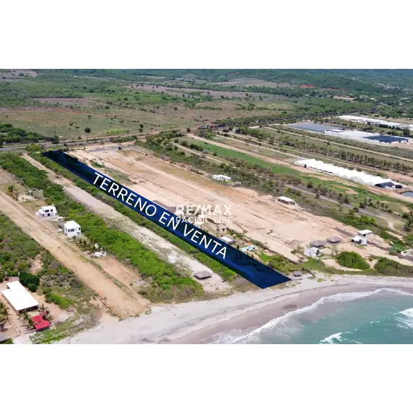 Terreno Frente al Mar en Celestino, Sinaloa