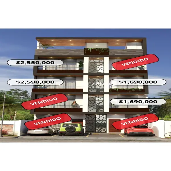Condominio de 2 recámaras en venta en Torre Mitla