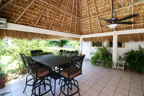 Furnished 1-Bedroom Home Across from the Ocean in Teacapán