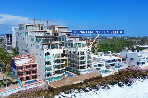 Departamento frente al mar en Tiara Sands, Mazatlán