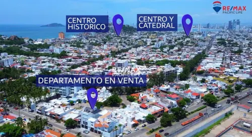 Departamento amueblado en venta en Playa Sur, Mazatlán