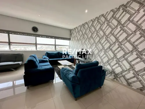 Condo amueblado de 2 recámaras en renta en Torre EME, Mazatlán